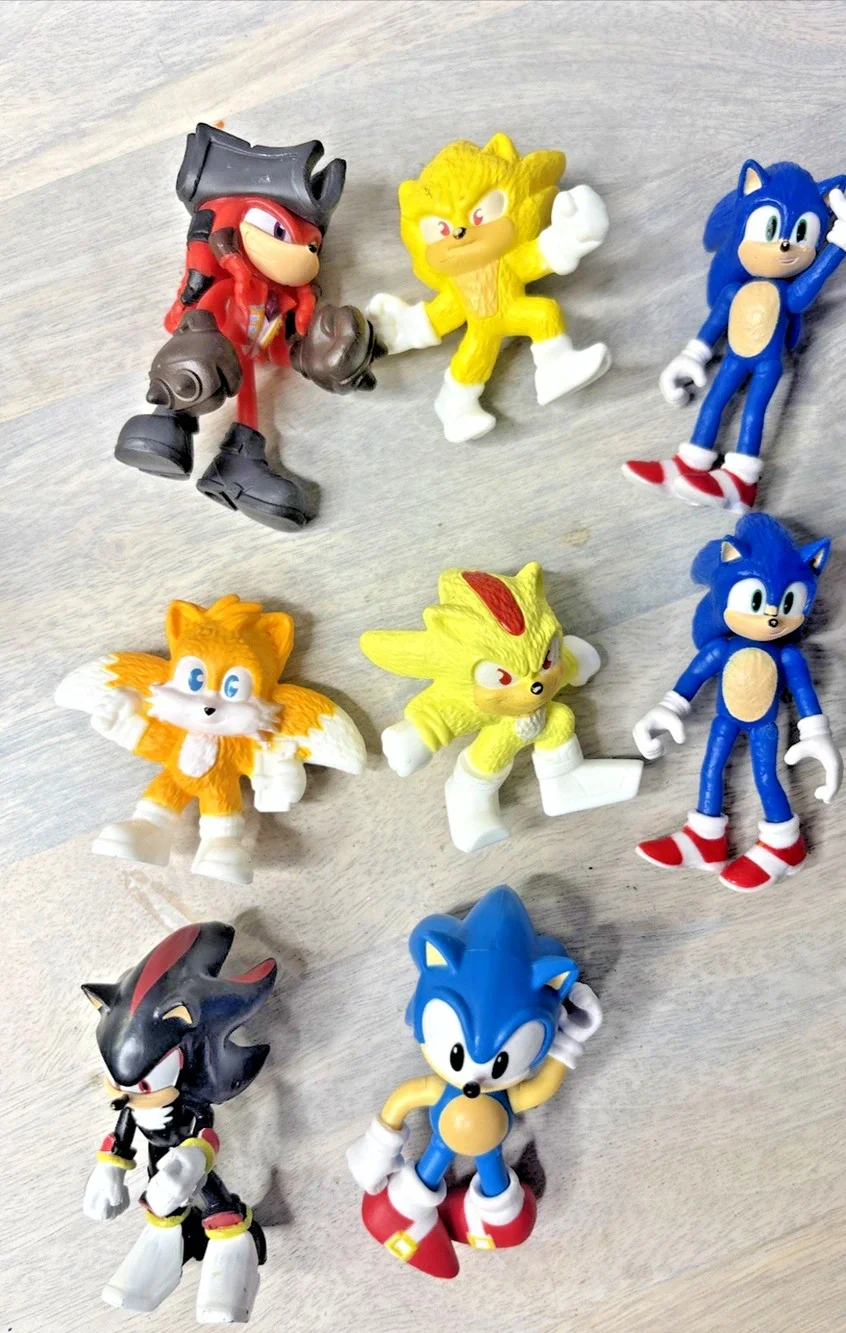 Sonic The Hedgehog Figure Lot of 8 Jakks Pacific Shadow Tails
